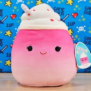 Squishmallow Cinnamon the Milkshake 8" UltraSoft Stuffed Food Plush Toy NWT